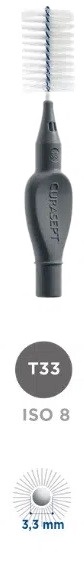CURASEPT PROXI T33 ANTRACITE/ANTHRACITE 5 PEZZI - Angeli Pharm