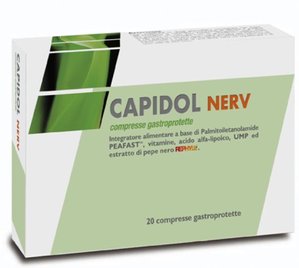 CAPIDOL NERV 20 COMPRESSE GASTROPROTETTE - Angeli Pharm