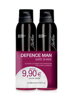 DEFENCE MAN BIPACK SCHIUMA BARBA 2 X 200 ML - Angeli Pharm