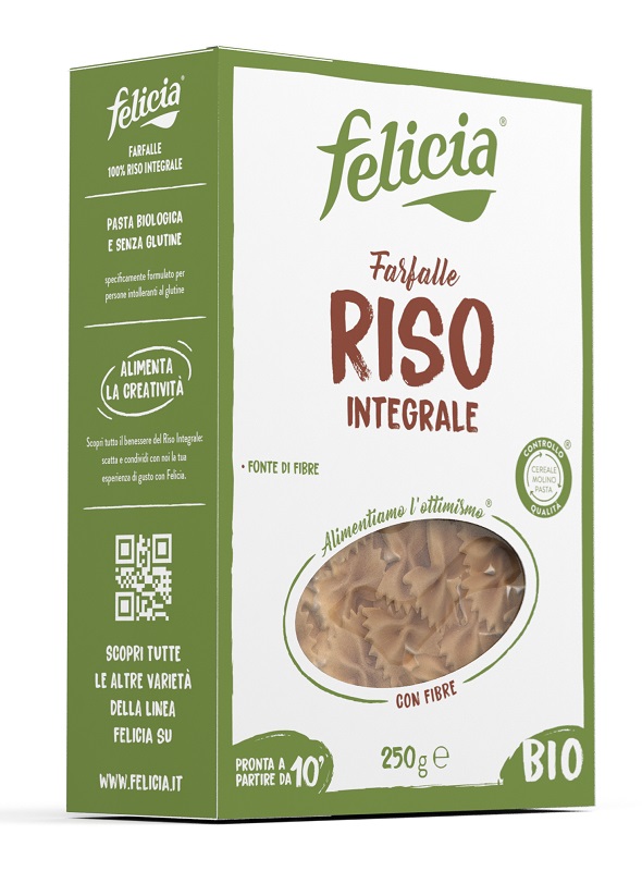 FELICIA FARFALLE RISO INTEGRALE 250 G - Angeli Pharm