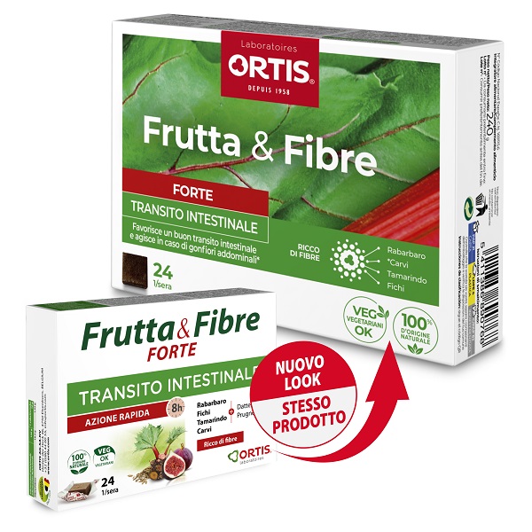 FRUTTA & FIBRE FORTE 24 CUBETTI - Angeli Pharm