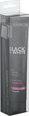 CURAPROX BLACK IS WHITE DENTIFRICI SBIANCANTI 1 DENTIFRICIO DA 90ML + 1 SPAZZOLINO - Angeli Pharm
