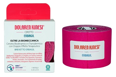 DOLAREN KINESI EMULGEL CEROTTO TERAPEUTICO FUCSIA CM 5X5 M IN ROTOLO - Angeli Pharm