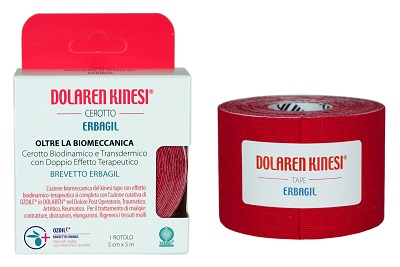 DOLAREN KINESI EMULGEL CEROTTO TERAPEUTICO ROSSO CM 5X5 M IN ROTOLO - Angeli Pharm