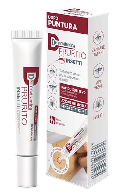 DERMOVITAMINA PRURITO INSETTI DOPO PUNTURA RAPIDO SOLLIEVO AZIONE INTENSIVA SENZA CORTISONE 15 ML - Angeli Pharm