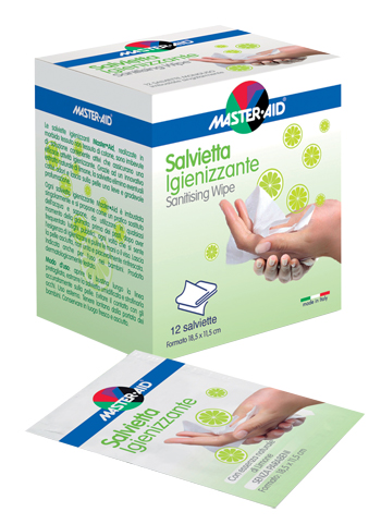 SALVIETTA IGIENIZZANTE 12 PEZZI - Angeli Pharm
