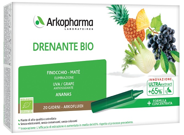 ARKOFLUIDI DRENANTE BIO 20 FIALE - Angeli Pharm
