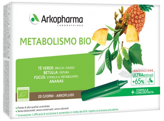 ARKOFLUIDI METABOLISMO BIO 20 FIALE - Angeli Pharm