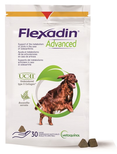 FLEXADIN ADVANCED CANE TUTTE LE TAGLIE 30 TAVOLETTE APPETIBILI - Angeli Pharm