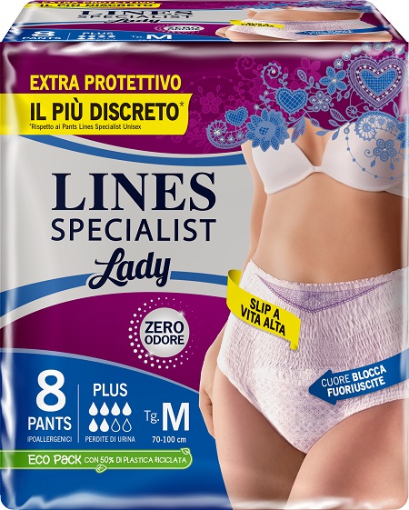 LINES SPECIALIST PANTS PLUS M FARMA 8 PEZZI - Angeli Pharm