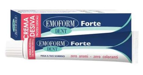 CREMA ADESIVA EMOFORM DENT FORTE PER PROTESI DENTALI 70 G - Angeli Pharm