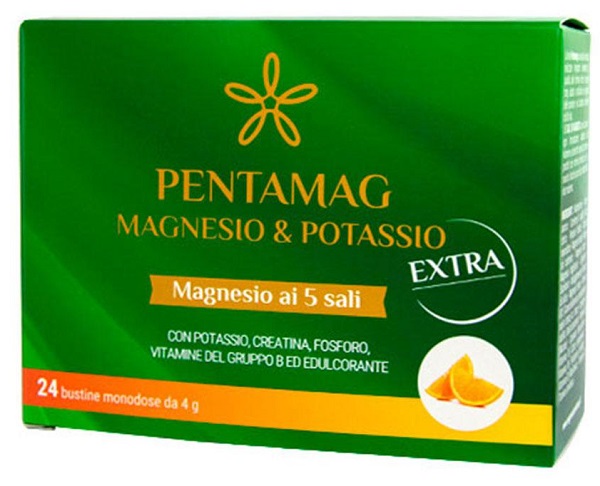 PENTAMAG MAGNESIO E POTASSIO EXTRA 24 BUSTINE DA 4 G - Angeli Pharm