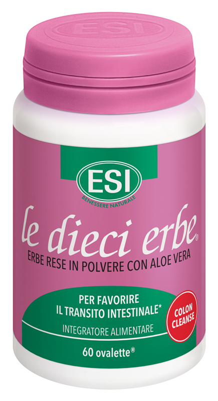 ESI LE DIECI ERBE COLON CLEANSE 60 OVALETTE - Angeli Pharm