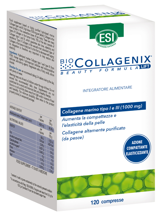 ESI BIOCOLLAGENIX 120 COMPRESSE - Angeli Pharm