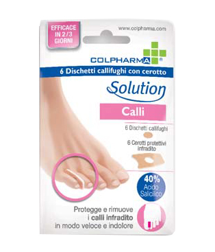 DISCHETTO CALLIFUGO CON CEROTTO COLPHARMA CALLI INFRADITO 6 PEZZI - Angeli Pharm