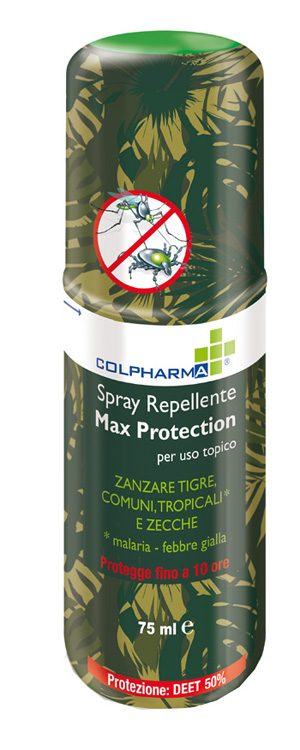 COLPHARMA SPRAY REPELLENTE MAX PROTECTION DEET 50 75 ML - Angeli Pharm