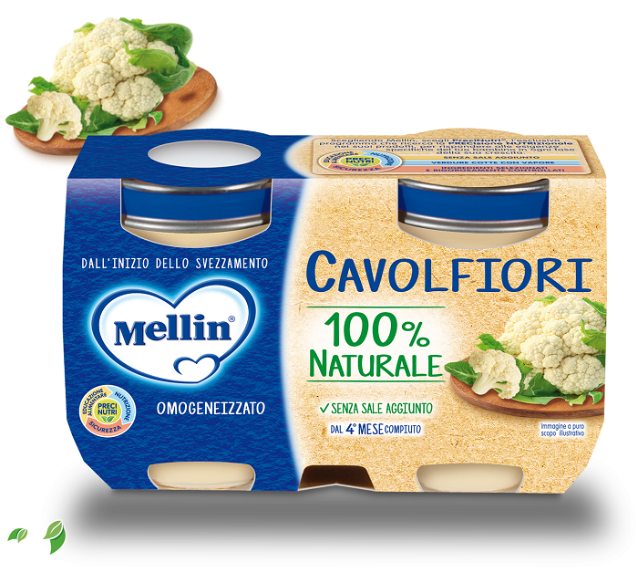 OMOGENEIZZATO CAVOLFIORE 2 X 125 G - Angeli Pharm