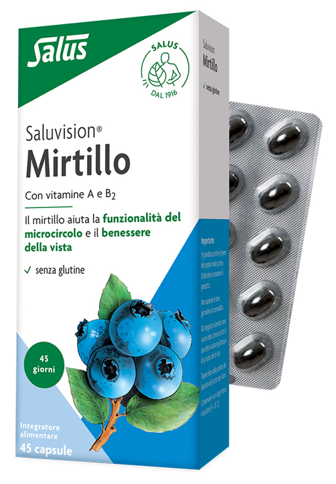 MIRTILLO SALUVISION 45 CAPSULE - Angeli Pharm