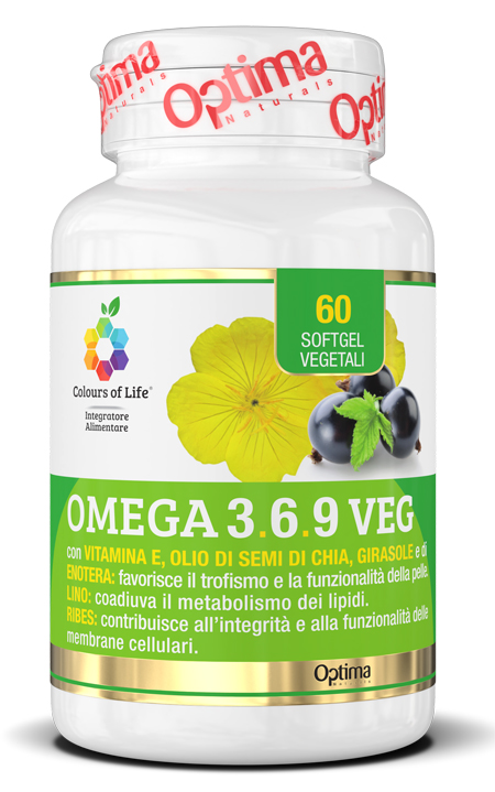 COLOURS OF LIFE OMEGA 3-6-9 VEG 60 SOFT GEL - Angeli Pharm