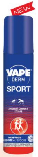 VAPE DERM SPORT SPRAY 100 ML - Angeli Pharm