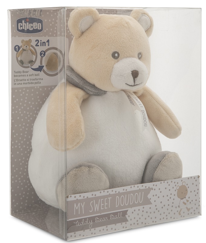 CHICCO MY SWEET DOUDOU TEDDY BEAR BALL 0M+ - Angeli Pharm