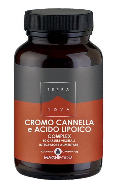 TERRANOVA CROMO/CANNELLA/ACIDO LIPOICO COMPLEX 50 CAPSULE - Angeli Pharm
