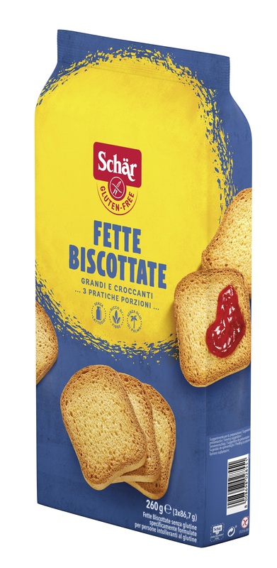 SCHAR FETTE BISCOTTATE 3 PORZIONI DA 86,7 G - Angeli Pharm
