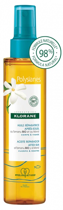 KLORANE OLIO RISTRUTTURANTE DOPOSOLE AL TAMANU E MONOI 150 ML - Angeli Pharm