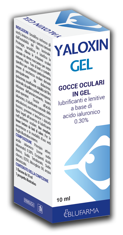 YALOXIN GEL OCULARE ACIDO IALURONICO 0,30% 10 ML - Angeli Pharm