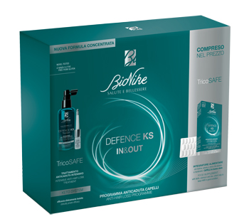 DEFENCE KS BIPACK TRATTAMENTO ANTICADUTA + INTEGRATORE 30 COMPRESSE - Angeli Pharm