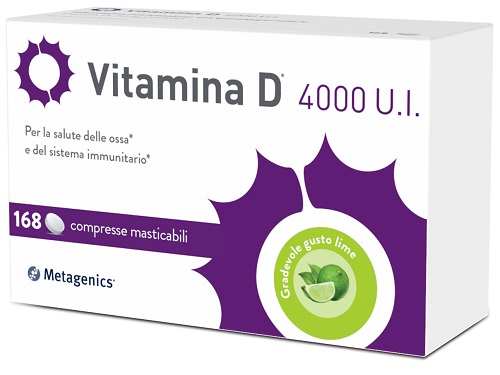 VITAMINA D 4000UI 168 COMPRESSE MASTICABILI - Angeli Pharm
