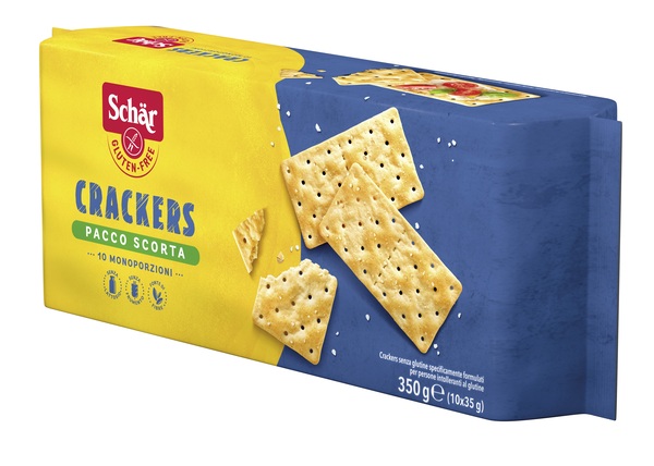 SCHAR CRACKERS SENZA LATTOSIO PACCO SCORTA 10 MONOPORZIONI DA 35 G - Angeli Pharm