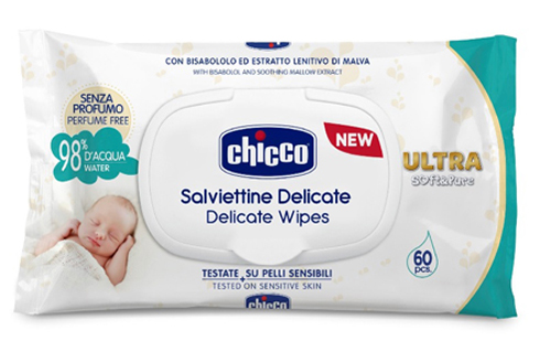 CHICCO COSMETICO SALVIETTE 60 PEZZI NO PROFUNO - Angeli Pharm