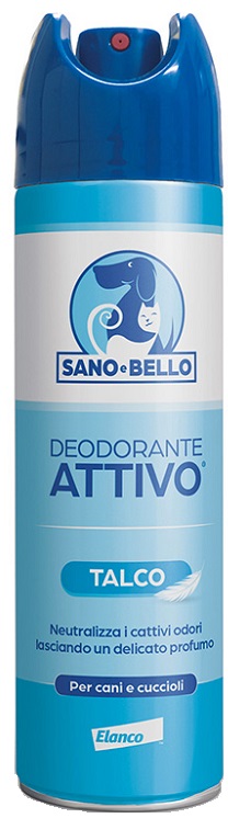 SANO E BELLO DEODORANTE ATTIVO TALCO 250 ML - Angeli Pharm