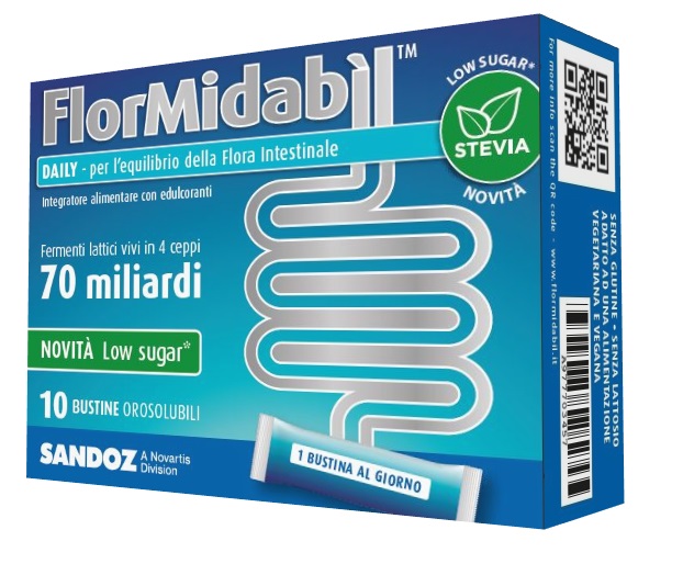 FLORMIDABIL DAILY 10 BUSTINE CON STEVIA - Angeli Pharm