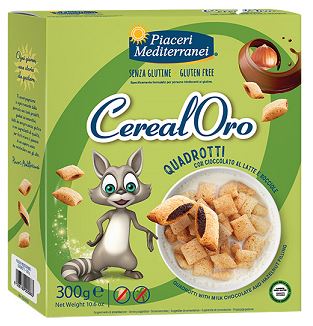 PIACERI MEDITERRANEI CEREALORO QUADROTTI 300 G - Angeli Pharm