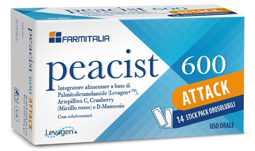 PEACIST 600 ATTACK 14 STICK PACK OROSOLUBILI - Angeli Pharm