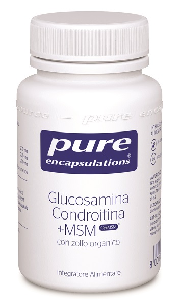 PURE ENCAPSULATIONS GLUCOSAMINA CONDROITINA + MSM 30 CAPSULE - Angeli Pharm