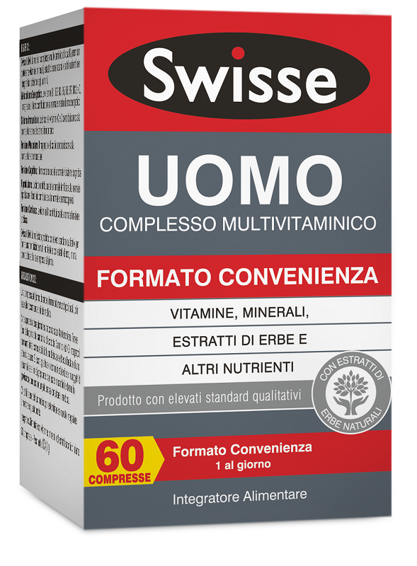 SWISSE UOMO MULTIVITAMINICO 60 COMPRESSE - Angeli Pharm