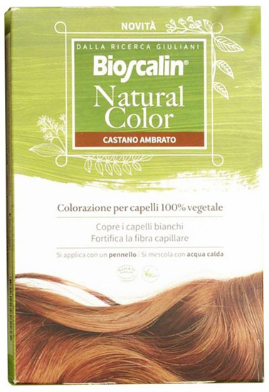 BIOSCALIN NATURAL COLOR CASTANO AMBRATO 70 G - Angeli Pharm