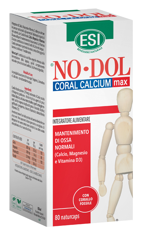 ESI NO DOL CORAL CALCIUM MAX 80 CAPSULE - Angeli Pharm