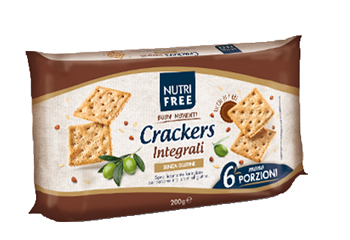 NUTRIFREE CRACKERS INTEGRALI 33,4 G X 6 PEZZI - Angeli Pharm