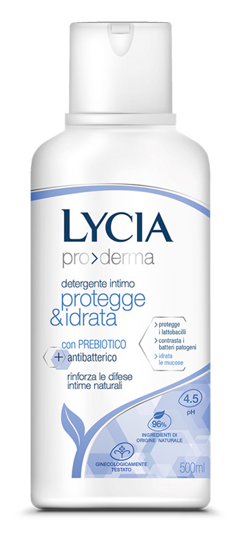 LYCIA PRODERMA DETERGENTE INTIMO PROTEGGE & IDRATA 500 ML - Angeli Pharm