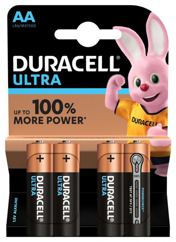 DURACELL ULTRA AA B4 MN1500 RFT 20 PEZZI - Angeli Pharm