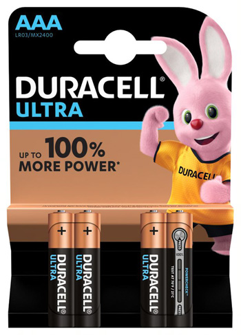 DURACELL ULTRA AAA B4 MN2400 RFT 10 PEZZI - Angeli Pharm