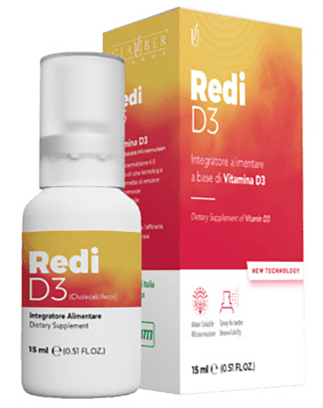 REDI-D3 SPRAY GLAUBER 15 ML - Angeli Pharm