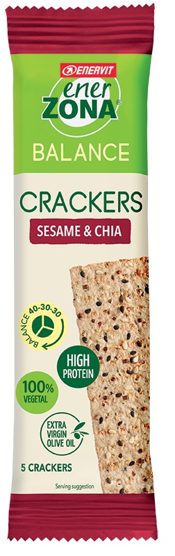 ENERZONA CRACKERS SESAME & CHIA 25 G - Angeli Pharm