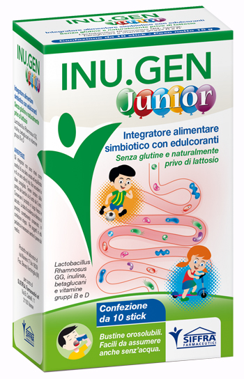 INUGEN JUNIOR 10 STICK OROSOLUBILI - Angeli Pharm