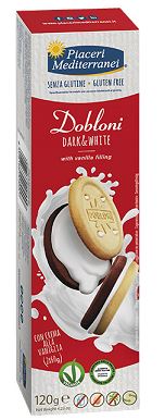 PIACERI MEDITERRANEI DOBLONI DARK & WHITE 120 G - Angeli Pharm