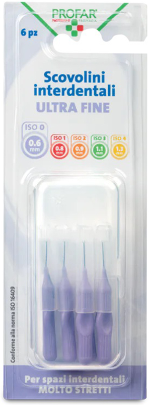 PROFAR SCOVOLINI LILLA 0,6 6 PEZZI - Angeli Pharm